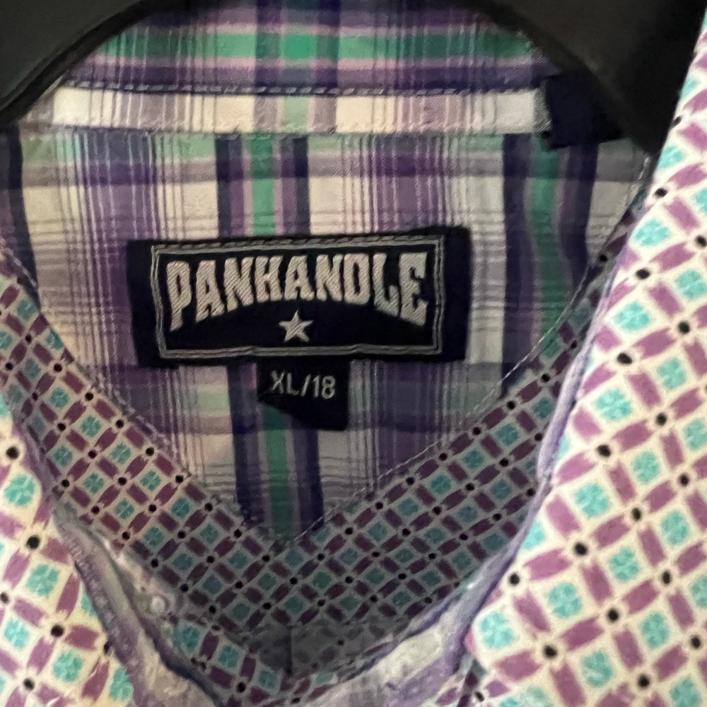 Panhandle Youth Size 18 Button Down Shirt